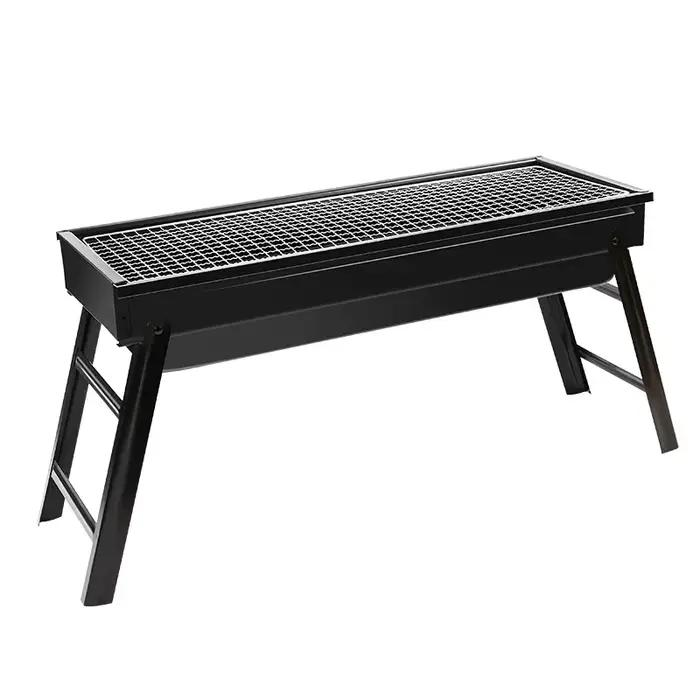 Barbecue portable sans fumée pour la maison, gril au charbon de bois pliable pour l'extérieur
