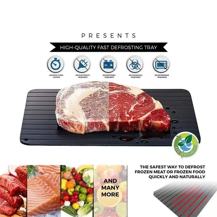 Plateau de dégivrage rapide pour viande congelée