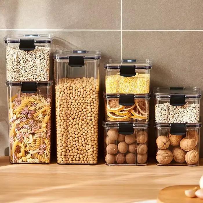 Nouvelle boîte de rangement hermétique en plastique pour cuisine