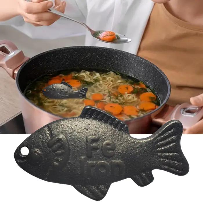Outil de cuisson fer poisson multifonctionnel pour enfants et végétariens pour améliorer les niveaux de fer naturellement en cuisine