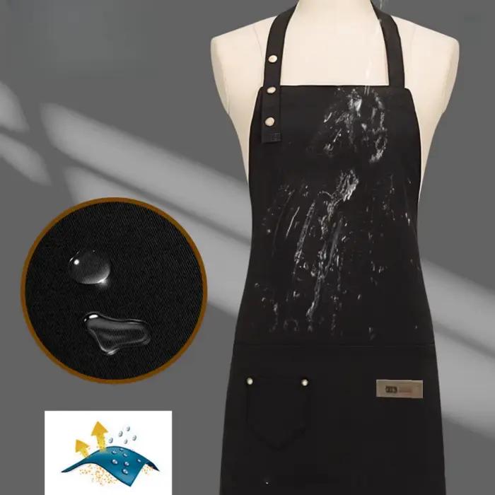 Tabliers de cuisine pour femmes et hommes, nouvelle mode, tablier de travail de Chef pour gril, Restaurant, Bar, boutique, cafés, uniforme de Studios d'ongles de beauté
