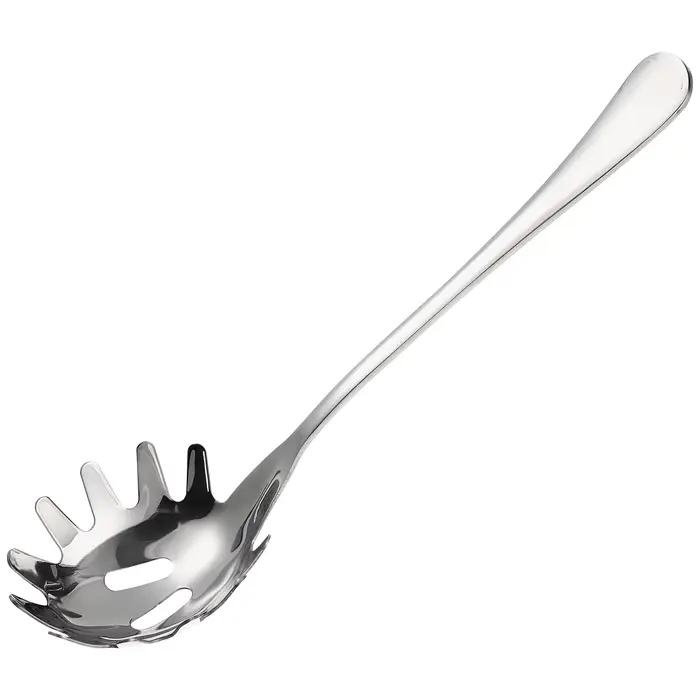 Cuillère pâtes Spaghetti serveur fourchette passoire à nouilles service de cuisine en acier inoxydable cuisson fente écumoire louche ustensile passoire
