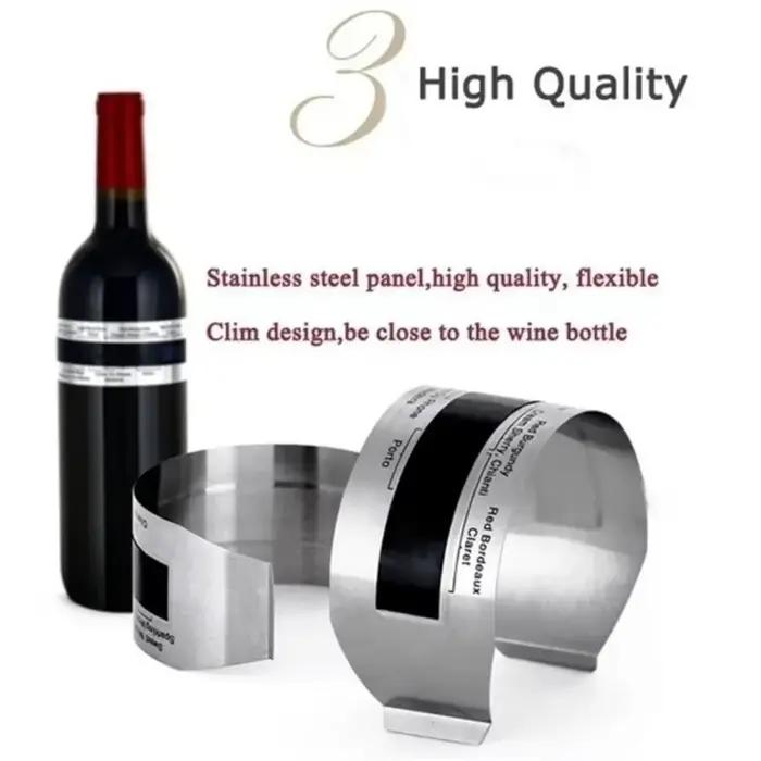 Clip de thermomètre à vin en acier inoxydable