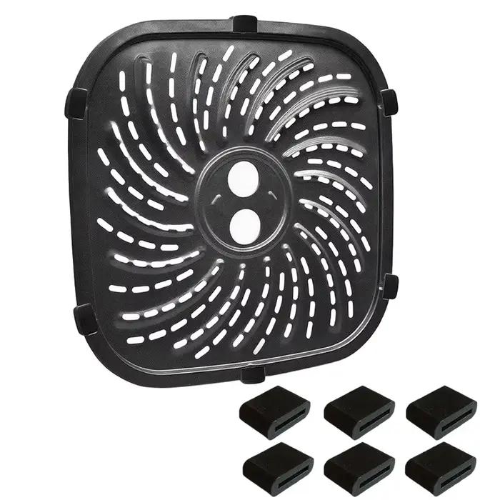 Plaque de cuisson pour friteuse à air PowerXL Pro en acier inoxydable multiple tailles pour une alimentation saine et savoureuse en cuisine