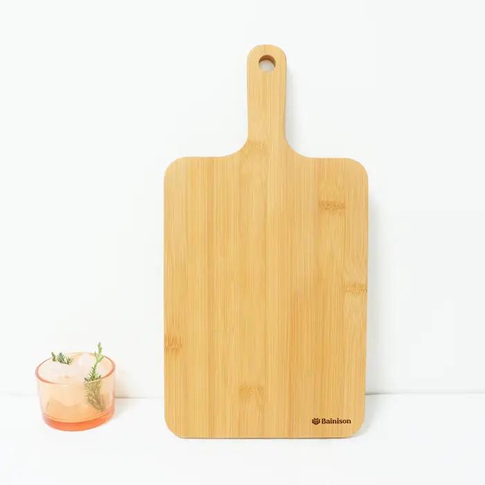 Bainison Planche en bambou épaisse pour utilisation extérieure et de cuisine