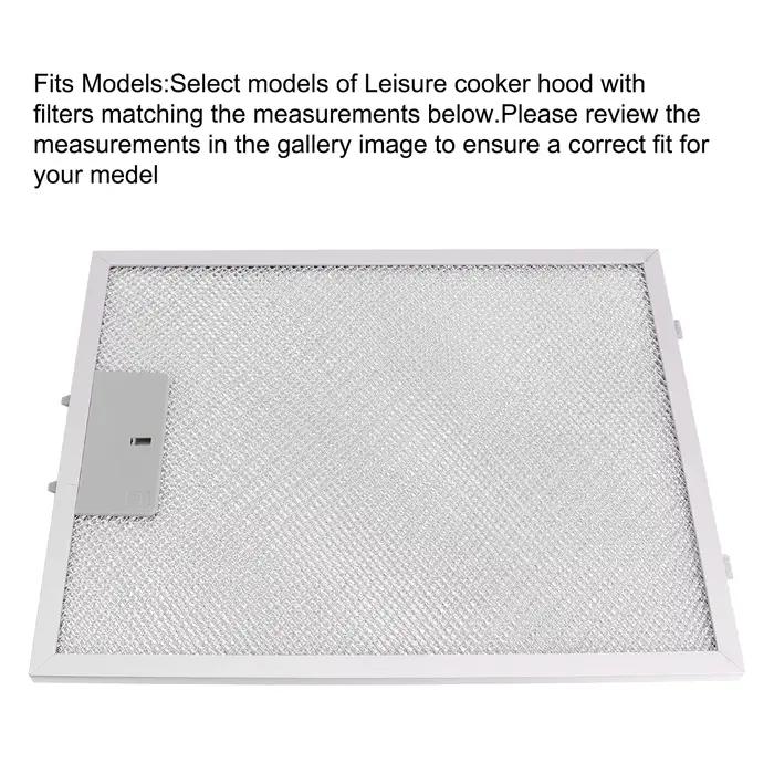 Filtres pour hotte de cuisine en acier inoxydable 322x249x9mm pour accessoires de maison occasions spéciales