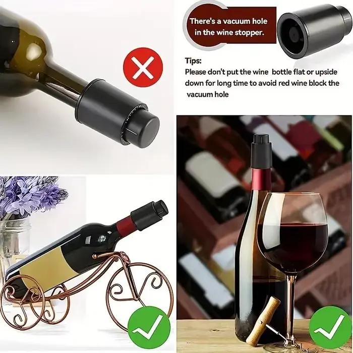 Pompe à vide économiseur de vin bouchon