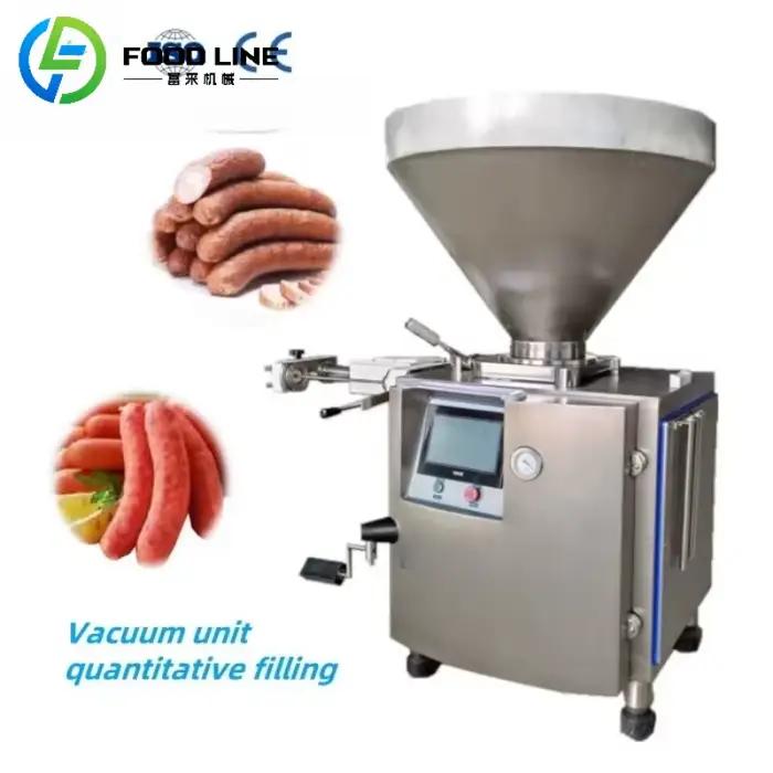 Machine à farcir les saucisses verticale sur mesure en acier inoxydable, hachoir à viande électrique automatique, machine complète pour la fabrication de rouleaux de porc