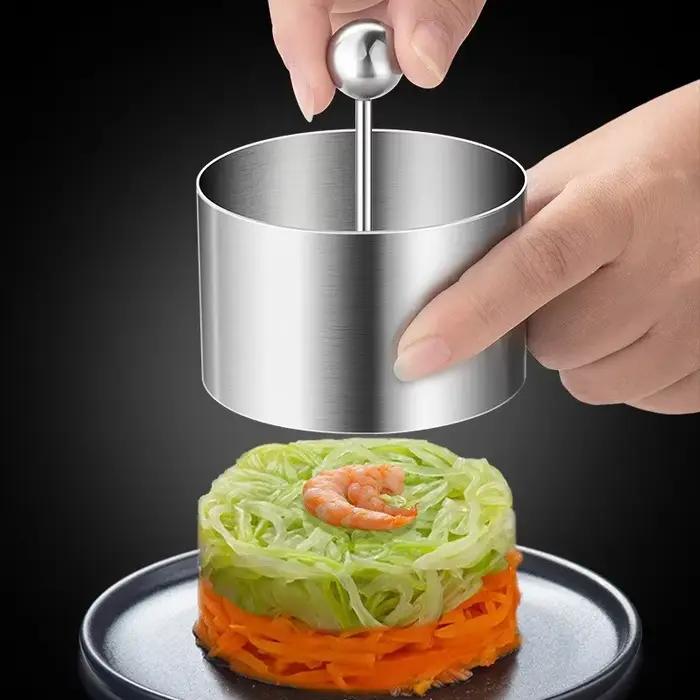 Moule rond en boule de riz en acier inoxydable