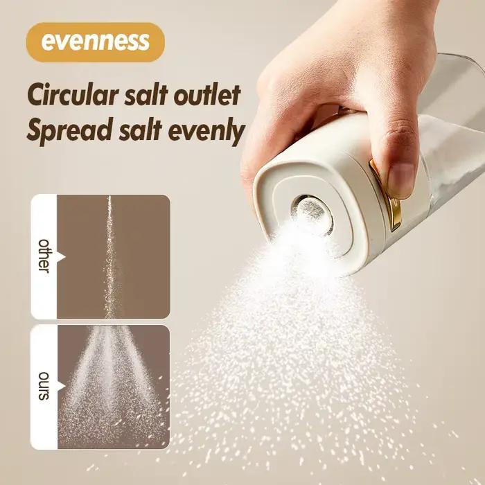 Bouteille de sel quantitative de cuisine en verre scellé
