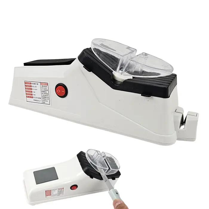 Affûteur de couteaux de cuisine électrique multifonctionnel rechargeable pour ciseaux et coupes occasions spéciales et cuisine professionnelle