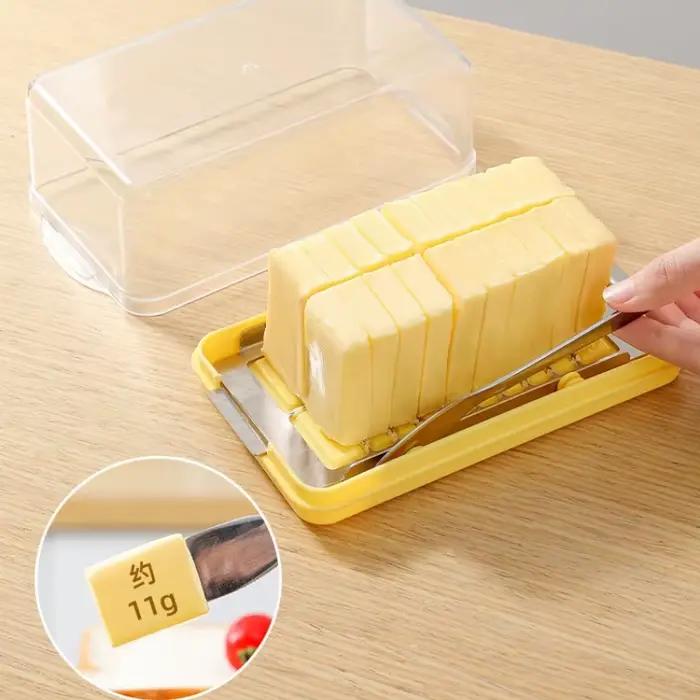 Une boîte de rangement pour couper le beurre scellée avec couvercle