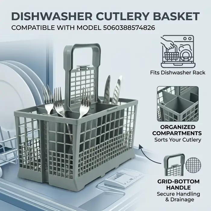 Panier à couverts pour lave-vaisselle design en maille plastique haute densité pour ranger et protéger couverts et cuillères occasions quotidiennes et cadeaux pratiques