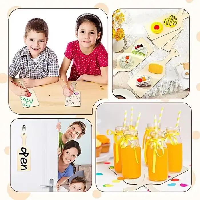 Planche à découper en bois de qualité alimentaire, haute durabilité, tout usage, en forme de palette de viande, bricolage, outils de cuisine