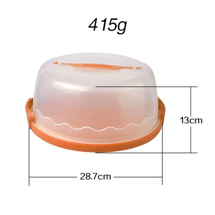 Boîte de transport ronde pour gâteau de 10 pouces avec couvercle et poignée