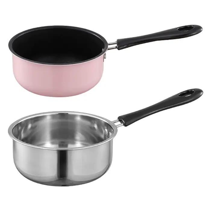 Petite casserole avec longue poignée pour induction et four