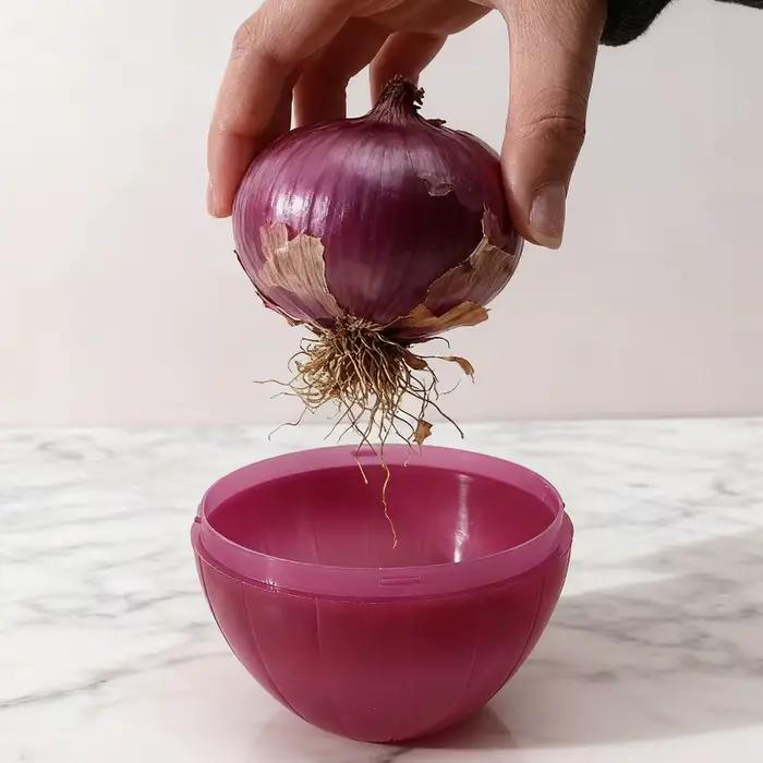 Organisateur créatif scellé, 5 à 1 pièces, oignon, ail, poivre vert, bac à légumes frais, boîtes de rangement de conservation de Fruits et légumes de cuisine