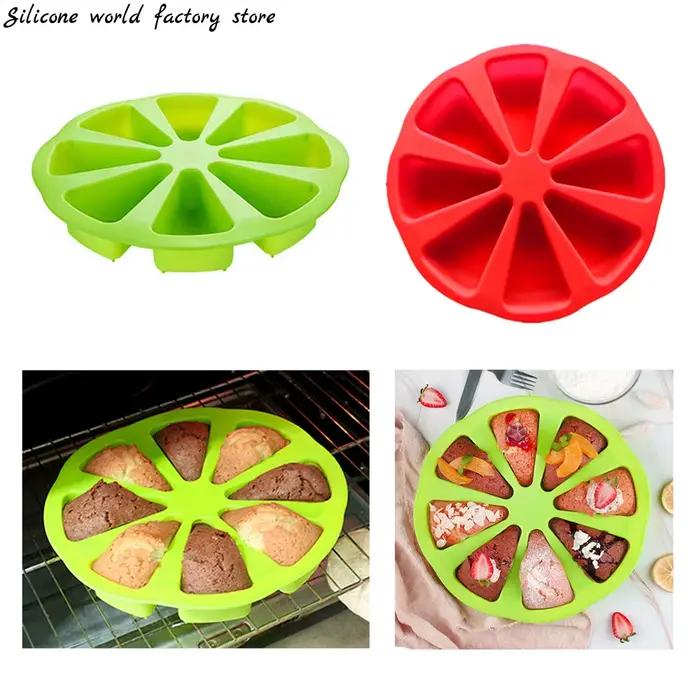 Moule à gâteau en silicone 8 cavités pour micro-ondes, ustensile de cuisson domestique, moule à pâtisserie en silicone, gadgets de cuisine