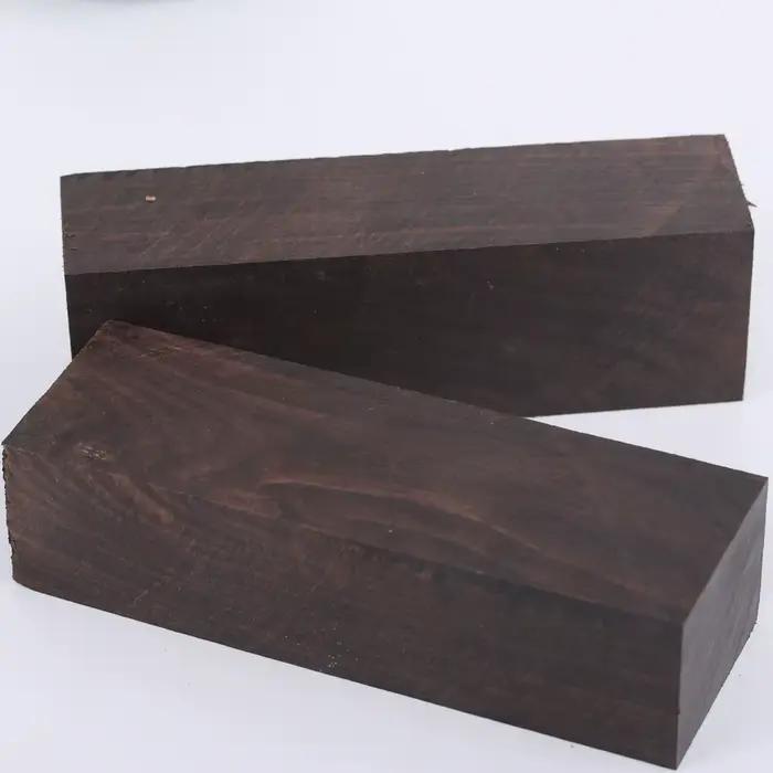Matériel de manche de couteau en ébène africain 125*40*30mm