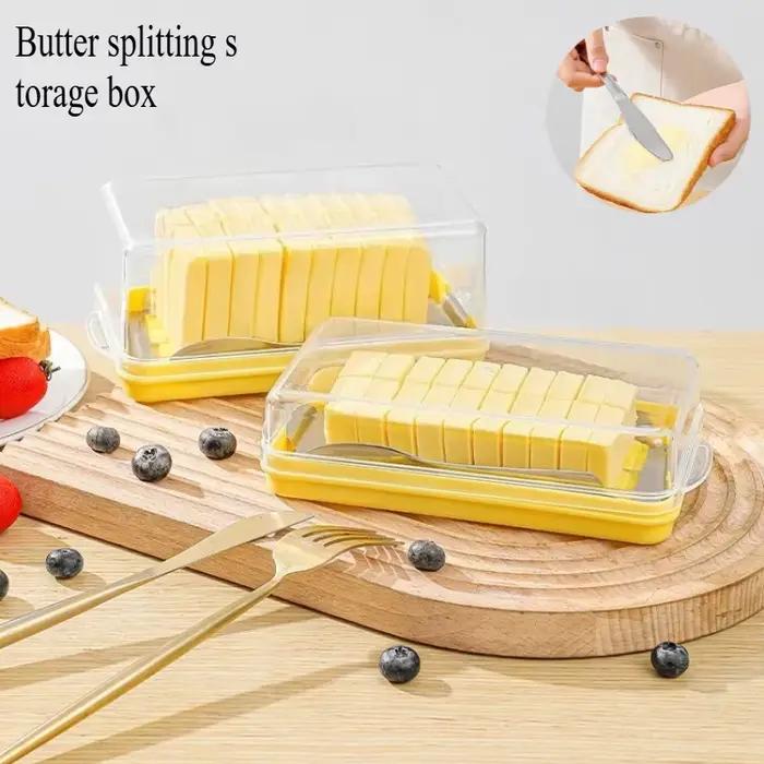 Une boîte de rangement pour couper le beurre scellée avec couvercle