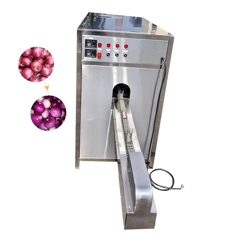 Machine professionnelle personnalisée pour le traitement de l'oignon, grande et petite tête et coupe