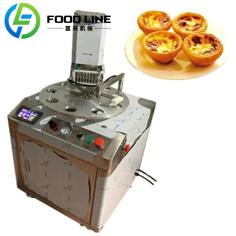 Machine efficace de formage de croûte de tarte aux œufs, Machine à tarte aux œufs entièrement automa