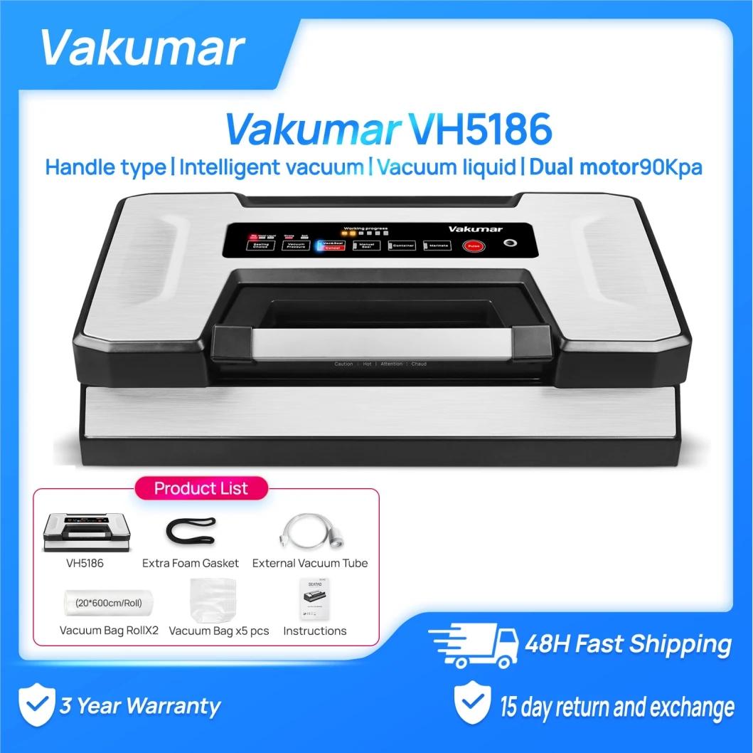 Vakumar-Machine d'emballage sous vide automatique pour aliments, commerciale, domestique, comprend 2