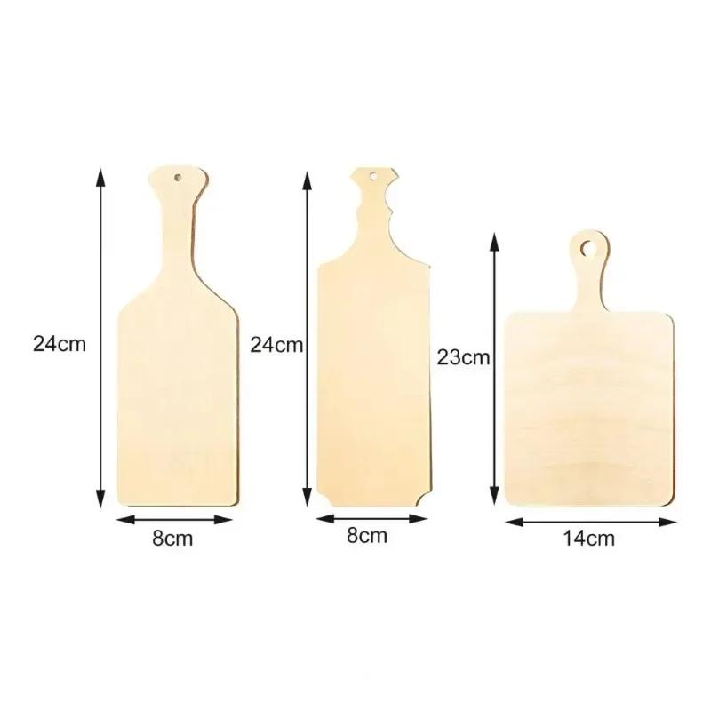 Planche à découper en bois de qualité alimentaire, haute durabilité, tout usage, en forme de palette de viande, bricolage, outils de cuisine