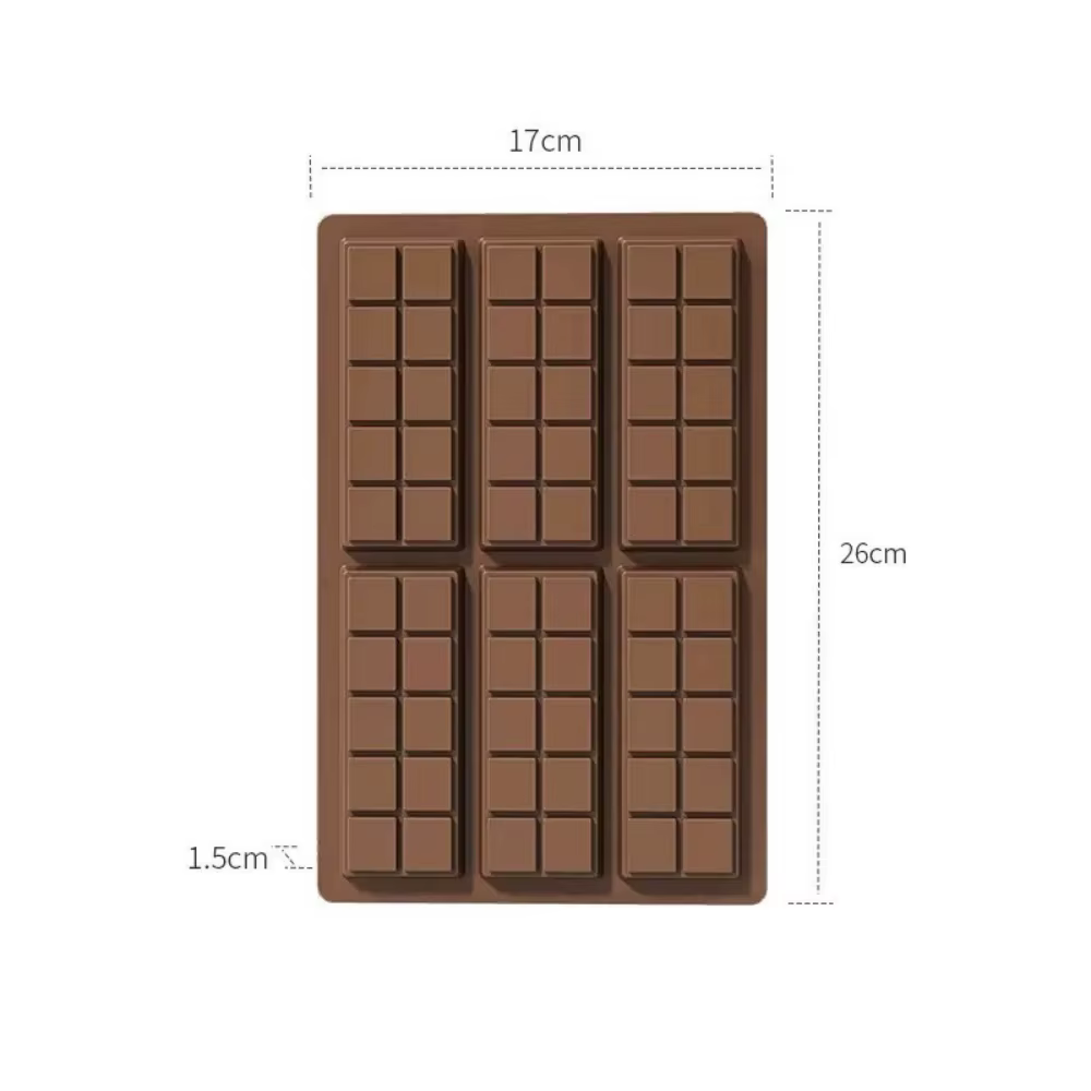Moules pour barres de chocolat – Moules à chocolat antiadhésifs, moules profonds en silicone de qual