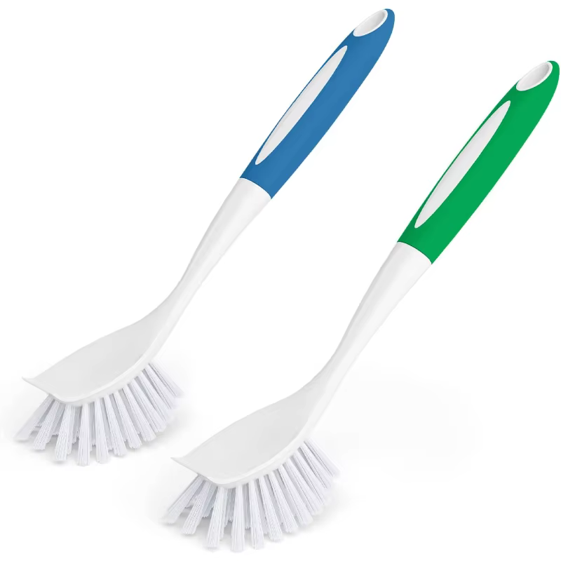 Brosse à vaisselle avec poignée, 1 pièce, brosses à récurer de cuisine pour nettoyer l'épurateur de 