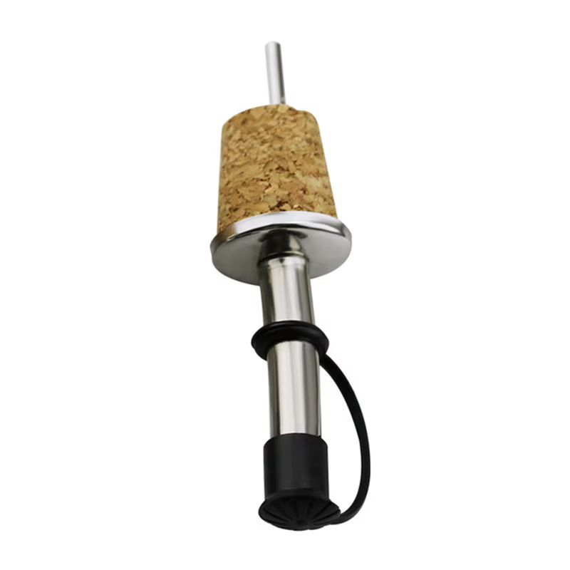 Bouchon de bouteille verseur de vin avec bouchon, bouteille de Champagne d'huile, bouchon en bois, g