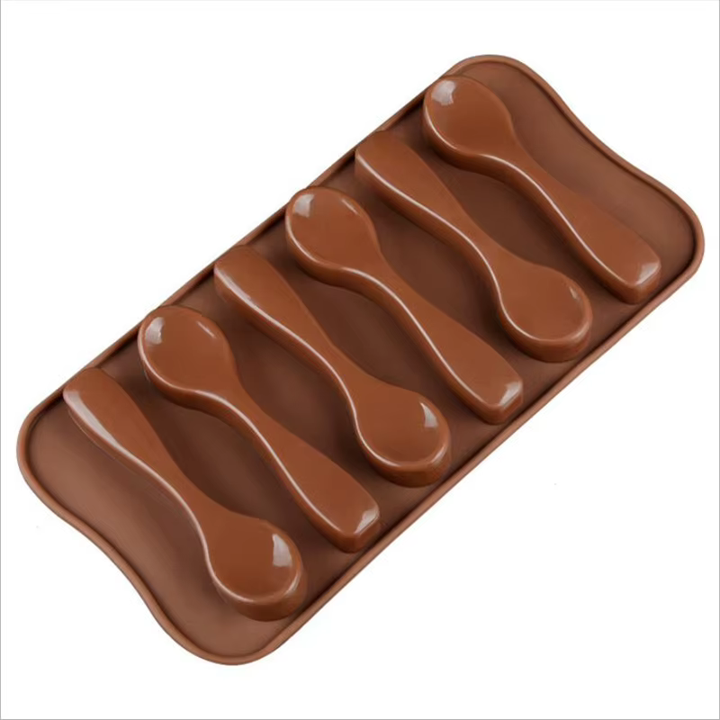 Moule à chocolat en Silicone, 12 Styles, Fondant, pâtisserie, barre de bonbons, Mode gâteau, décorat