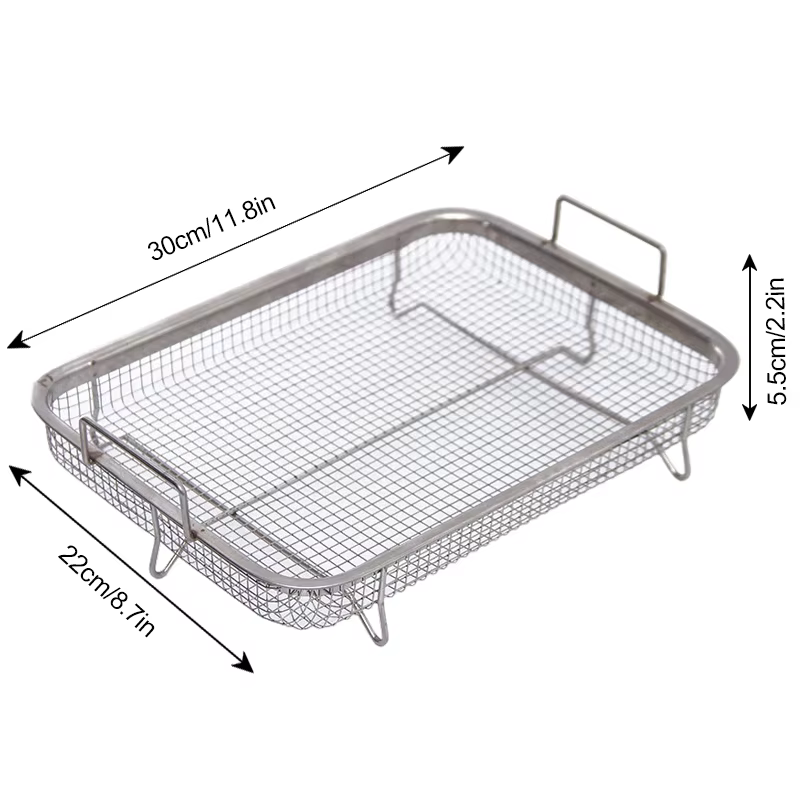 Poêle à huile de cuisson en cuivre, panier à puces antiadhésif, plat de cuisson, gril, outils de cui