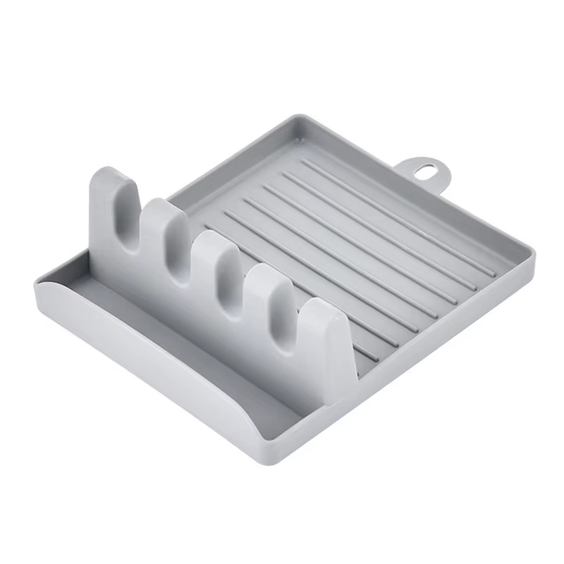 Porte-cuillères de cuisine, fourchette, spatule, étagère, organisateur, repose-cuillère en plastique