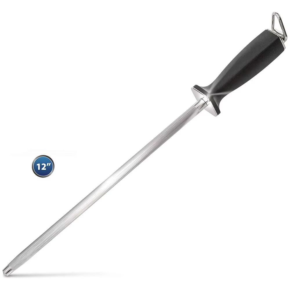LMETJMA – tige d'affûtage en diamant pour tous les couteaux de cuisine, 12 pouces, KC0311