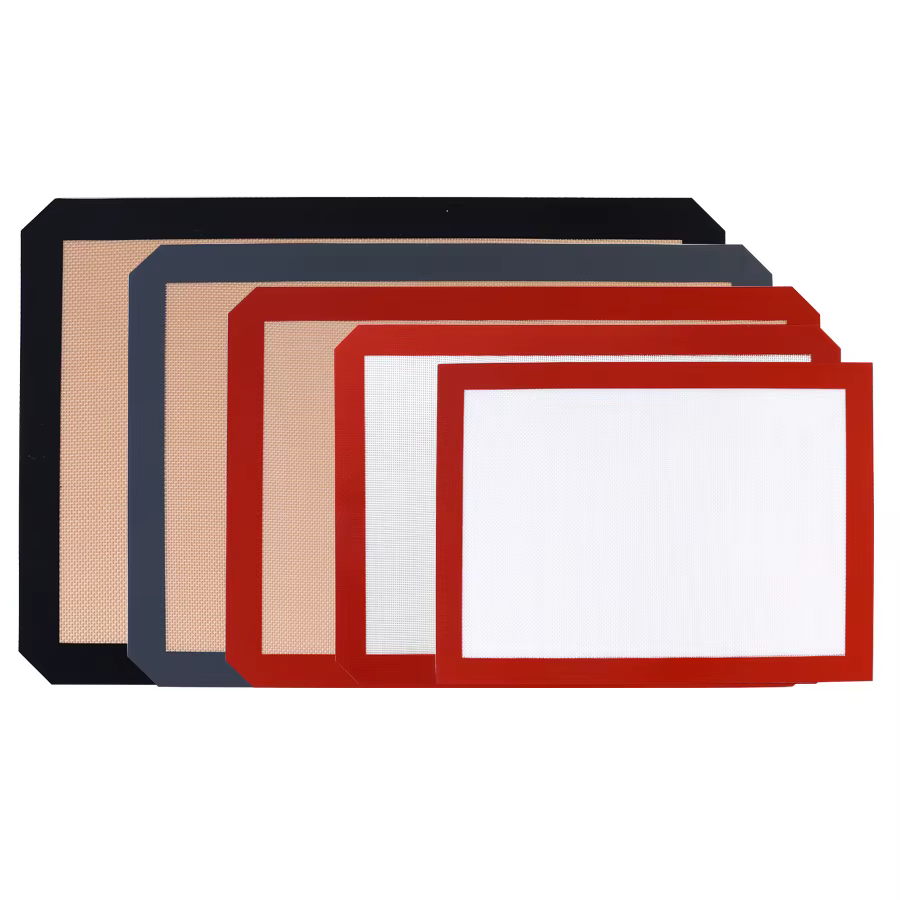 Tapis de cuisson en silicone pour feuille de biscuits – Tapis antiadhésif – Feuilles de doublure de 