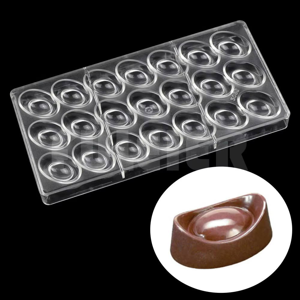 Moule à chocolat en forme de lingot d'or, ustensiles de cuisson, outils de confiserie pour la décora