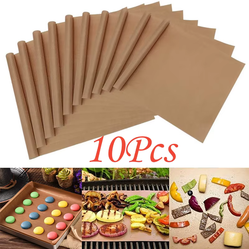 Feuille de tapis de cuisson 40x60cm ou 30x40cm, 1/5/10 pièces, papier de cuisson antiadhésif réutili