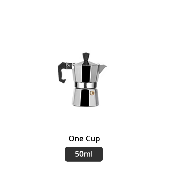Cafetière expresso en aluminium percolateur cafetière Moka Pots 1 tasse/3 tasse/6 tasse/9 tasse/12 t
