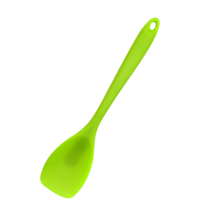 Spatule cuillère en Silicone de qualité alimentaire, cuillère de cuisson résistante à la chaleur, gr