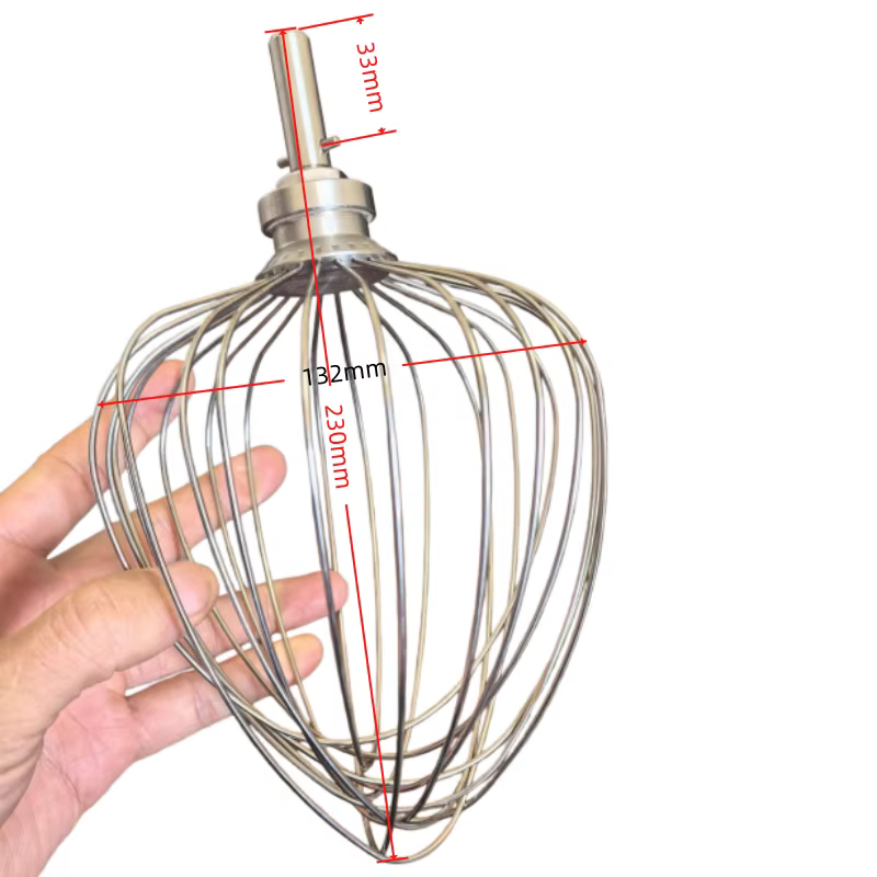 Fouet de mixeur en acier inoxydable 304 pour KENWOOD KVL6300 KVL4100 KMM770 KMM710 KVL40 – Pièce de 