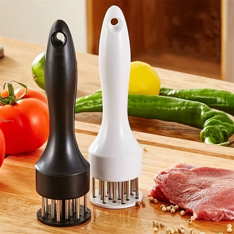 Marteau d'attendrisseur de viande de Steak en acier inoxydable, aiguille de viande en vrac, poinçonn