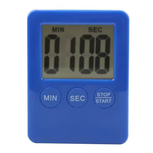 Minuterie de cuisine magnétique, écran numérique LCD, minuterie de cuisine carrée, compte à rebours,