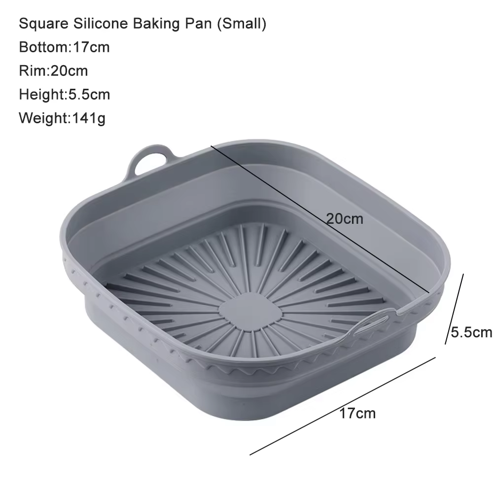 Accessoires de friteuse à Air pour COSORI 5,5L 6,4L,Cecotec 5,5L 6L,Ninja 180 carré réutilisable 20-