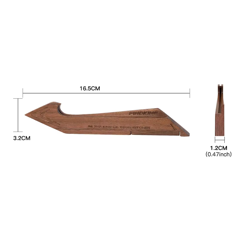 Protecteur de couteaux de cuisine, protections de lame en bois, support de couteaux japonais pour po