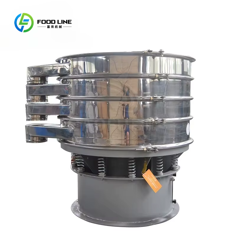 Écran vibrant rotatif multicouche en maille pour le criblage de la farine de maïs, séparateur vibran