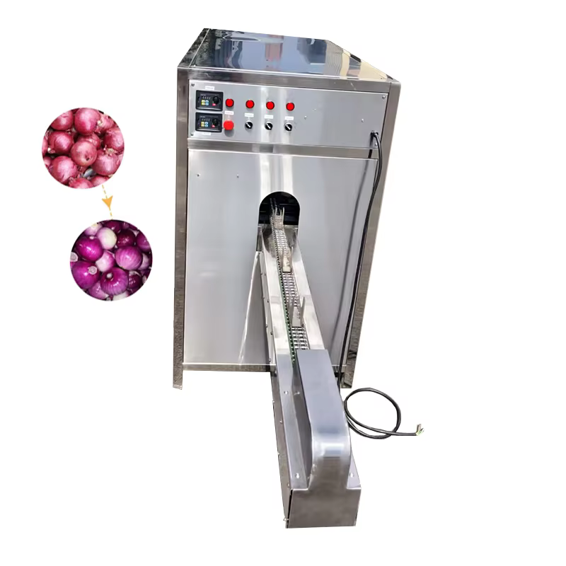 Machine professionnelle personnalisée pour le traitement de l'oignon, grande et petite tête et coupe