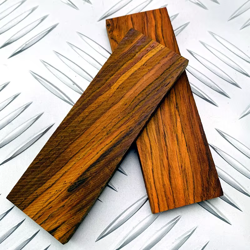 Planche de bois Cocobolo, 2 tailles, 120x40x25mm, 120x40x8mm, palissandre siamoise, Dalbergia, plaqu