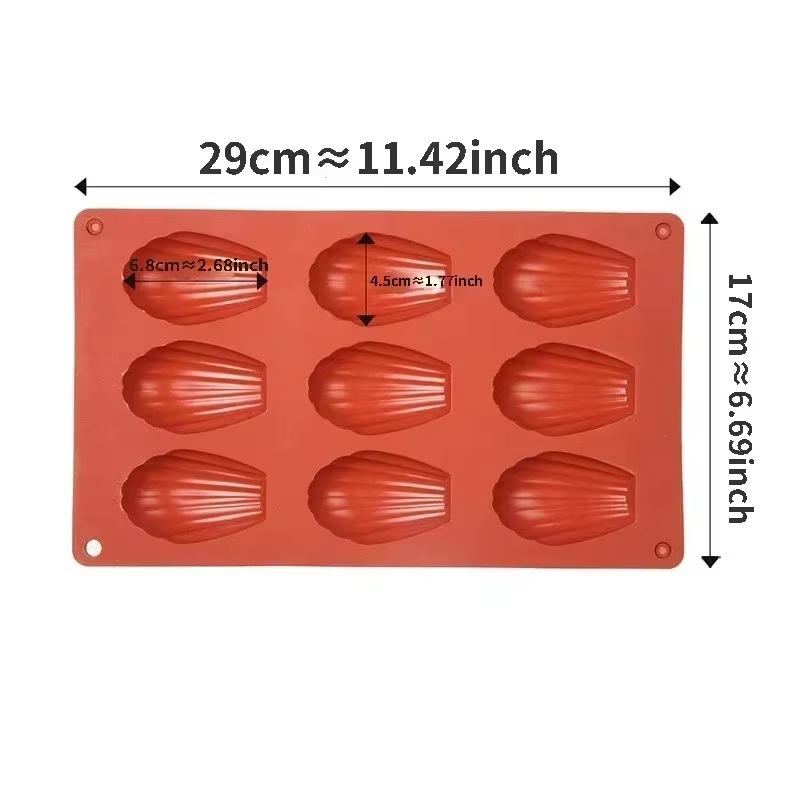 Mini moule à gâteau en Silicone Madeleine de qualité alimentaire, moule à biscuits, bricolage, moule