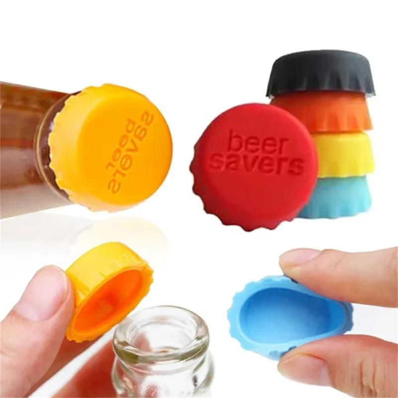Bouchons de bouteilles de bière en Silicone, couleurs acidulées, Bar, brassage à domicile, fabricati